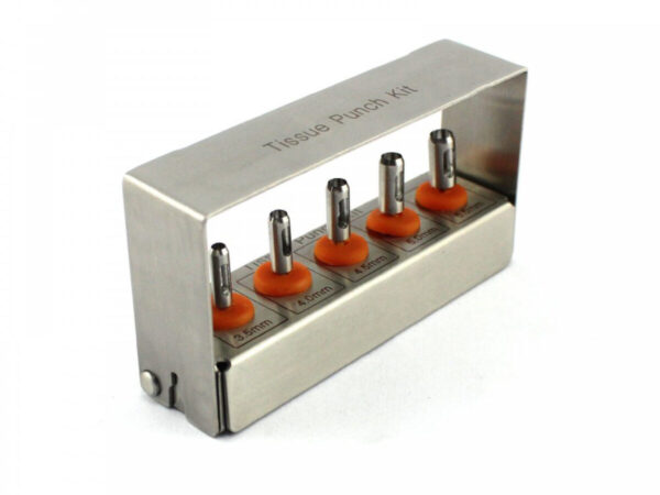 Dental Implant Tissue Panch Straight + Carved Set of 8 pcs